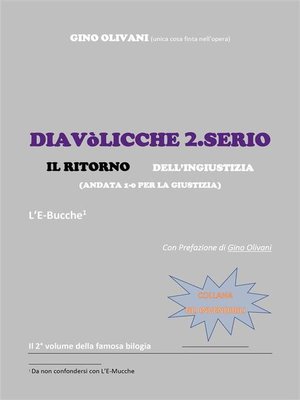 cover image of Diavolicche 2.Serio IL RITORNO dell'ingiustizia